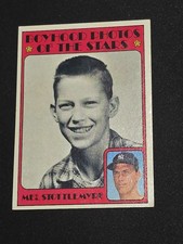 1972 Topps Boyhood Photos of the Stars Mel Stottlemyre #492