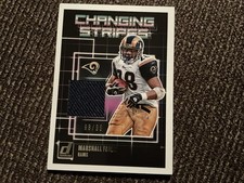 2018 Donruss Changing Stripes Marshall Faulk Dual Patch 98/99 CS-10