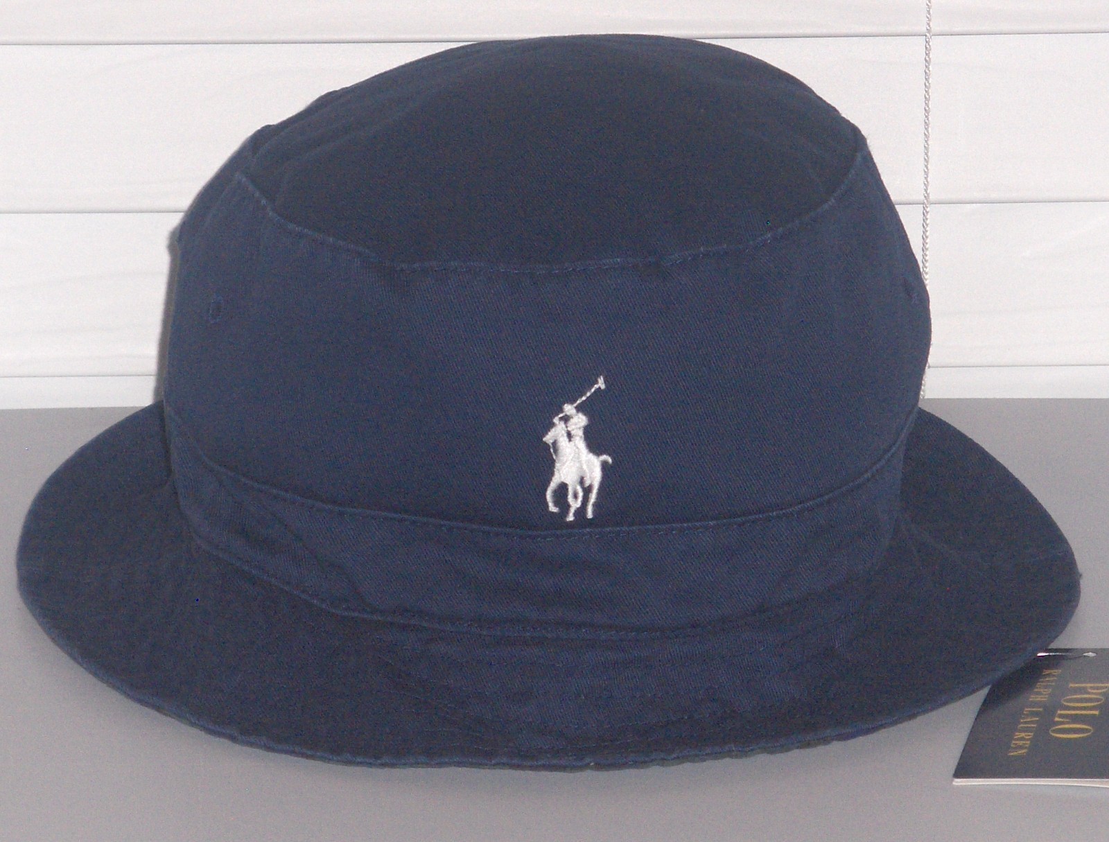 Cappello berretto POLO RALPH LAUREN uomo blackwatch plaid reversibile pony tennis secchiello