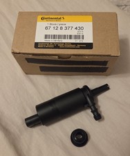 96-15 Bmw Headlight Washer Pump W Grommet 67 12 8 377 430 Oem Continental Nib 96-15 Bmw Headlight Washer Pump W Grommet 67 12 8 377 430 Oem Continental Nib