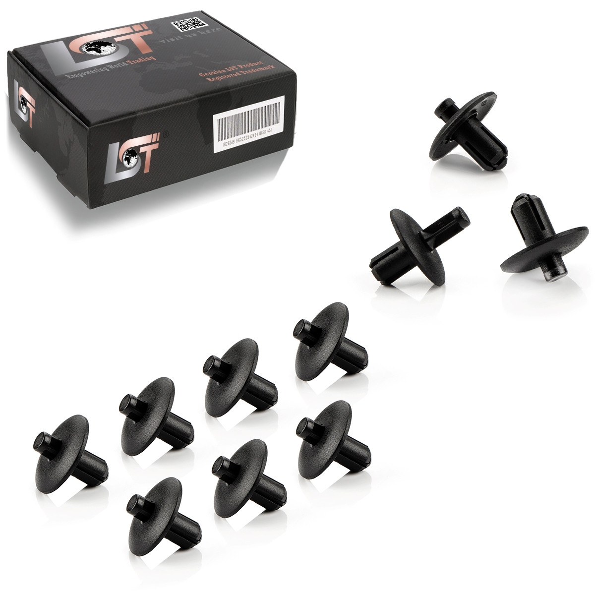 10x Side Skirt Trim Fastening Clips for AUDI A8 4D