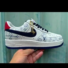 Nike Air Force 1 x Supreme Low Box Logo - White for Sale