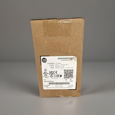 Allen-Bradley 25B-D6P0N104 PowerFlex 525 VFD AC Drive 3HP 2.2kW 3-Ph 480V 6A 