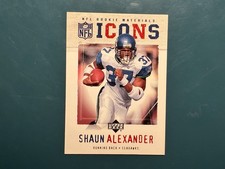 2005 UD NFL Rookie Materials Shaun Alexander Icons #IC-10 Insert