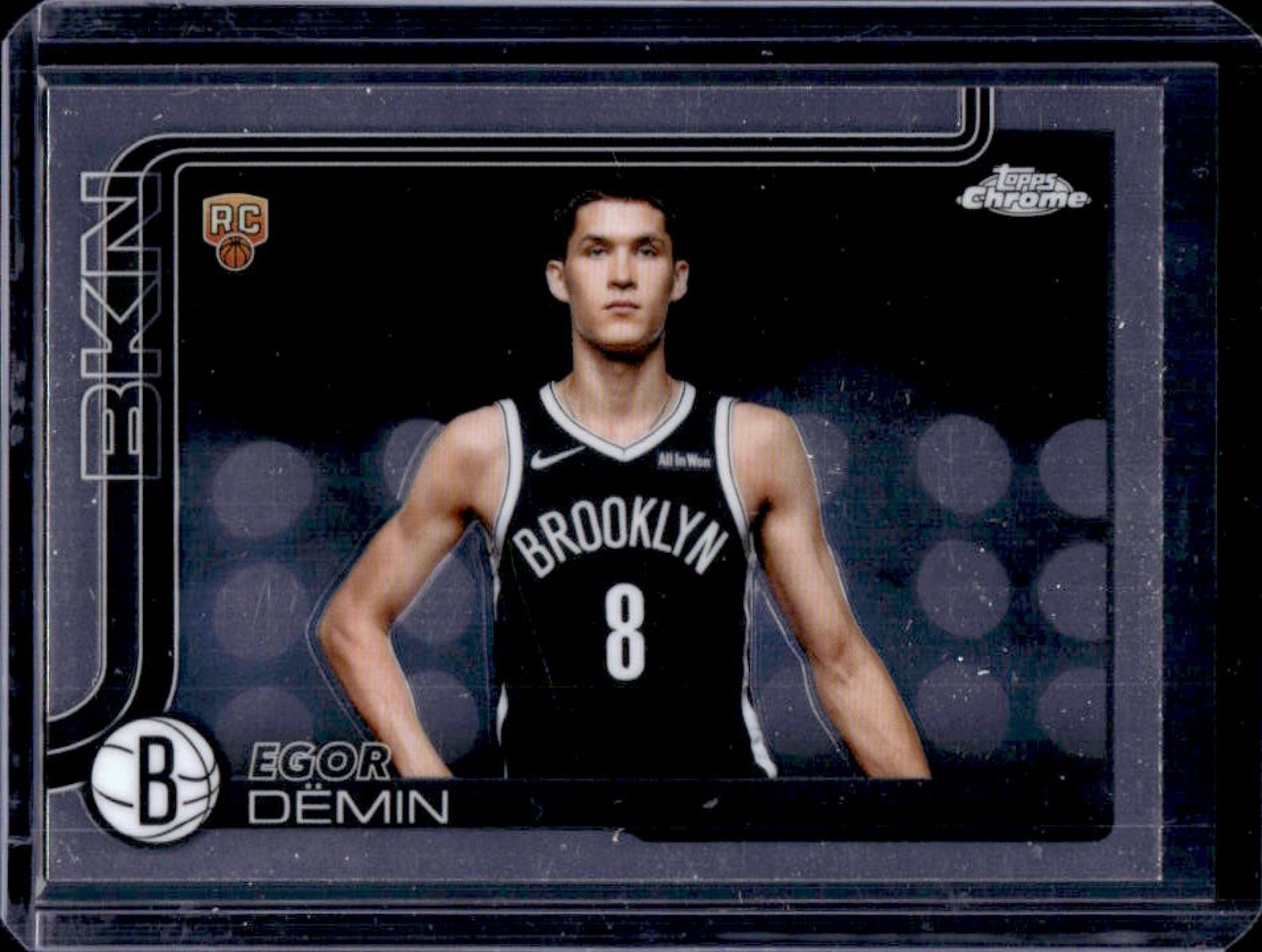2025-26 Topps Chrome Egor Demin Image Variation RC Rookie SSP #258 Nets