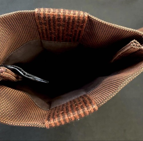 HERMES Aleline Pochette Brown Canvas - 第 7/10 張圖片