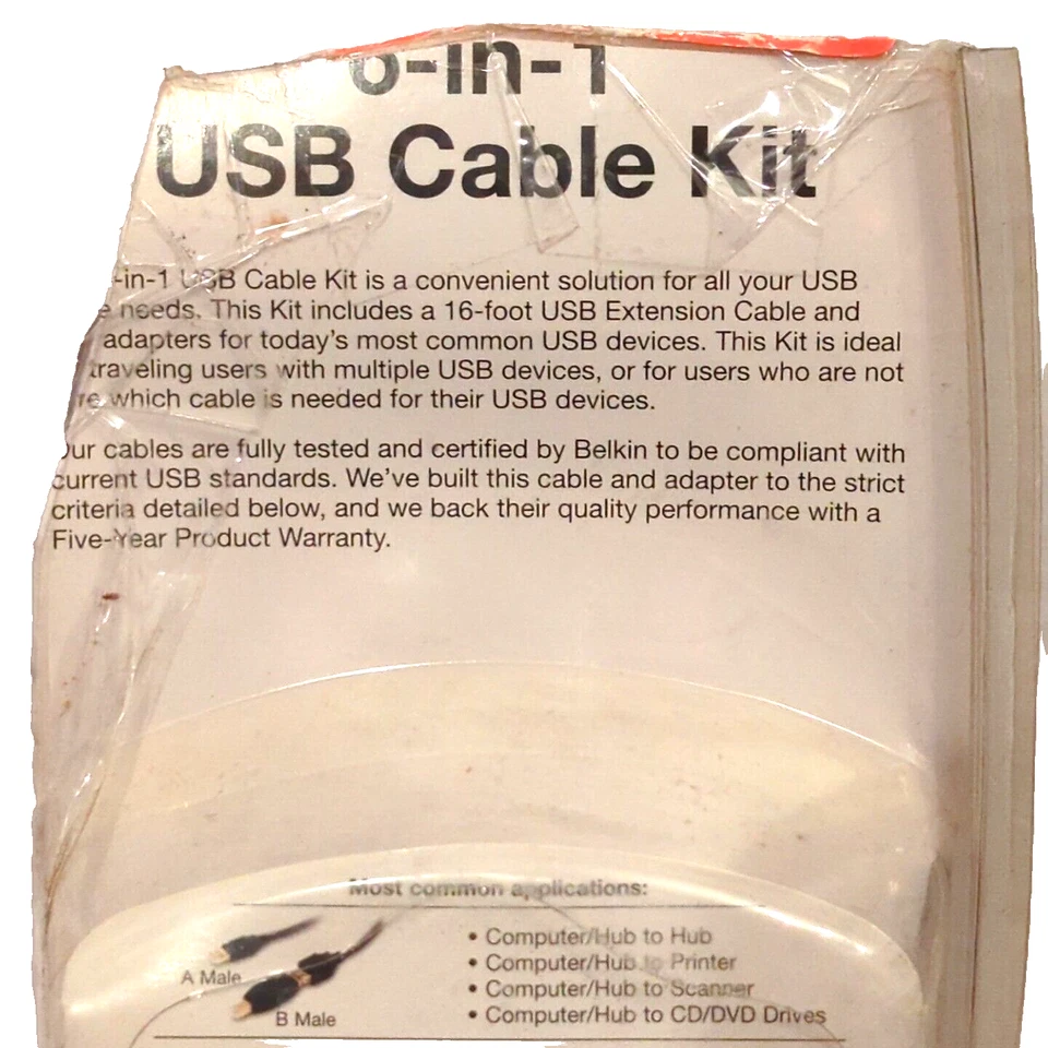BELKIN USB CABLE KIT 6 in 1 Repackaged - Image 4 of 4