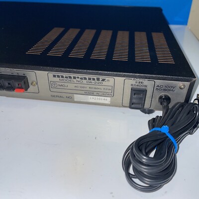Marantz DA-220 Amplifier Karaoke Made in Japan | eBay