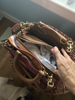 Disney X Coach Rogue Bag 25 With Mickey Mouse And Minnie Mouse
