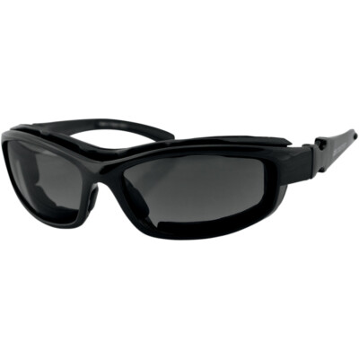 Bobster Road Hog II Convertible Sunglasses (Black Frame, 4 Lenses)