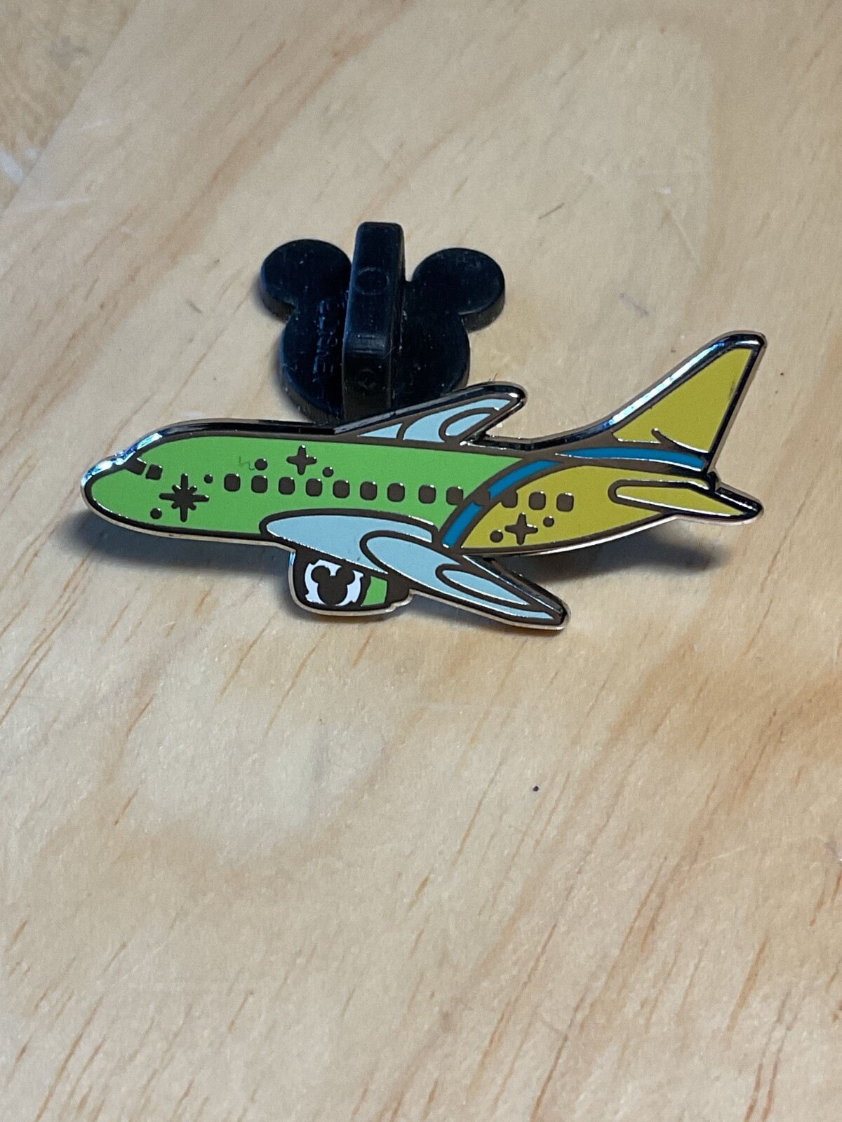 TINKER BELL AIRPLANE HIDDEN DISNEY MYSTERY POUCH PIN CAST MICKEY SERIES 2