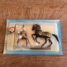soldats de plomb N7 Glorieux Cavaliers De Napoléon Officier Mamelouk Porte Aigle