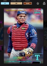 🚨 TOPPS BUNT DIGITAL | STADIUM CLUB 22 | RAINBOW BASE ICONIC PUDGE RODRIGUEZ 🚨