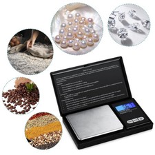 1000g x 0.1g Digital Jewelry Gold Coin Gram Balance Weight Precise Scale US
