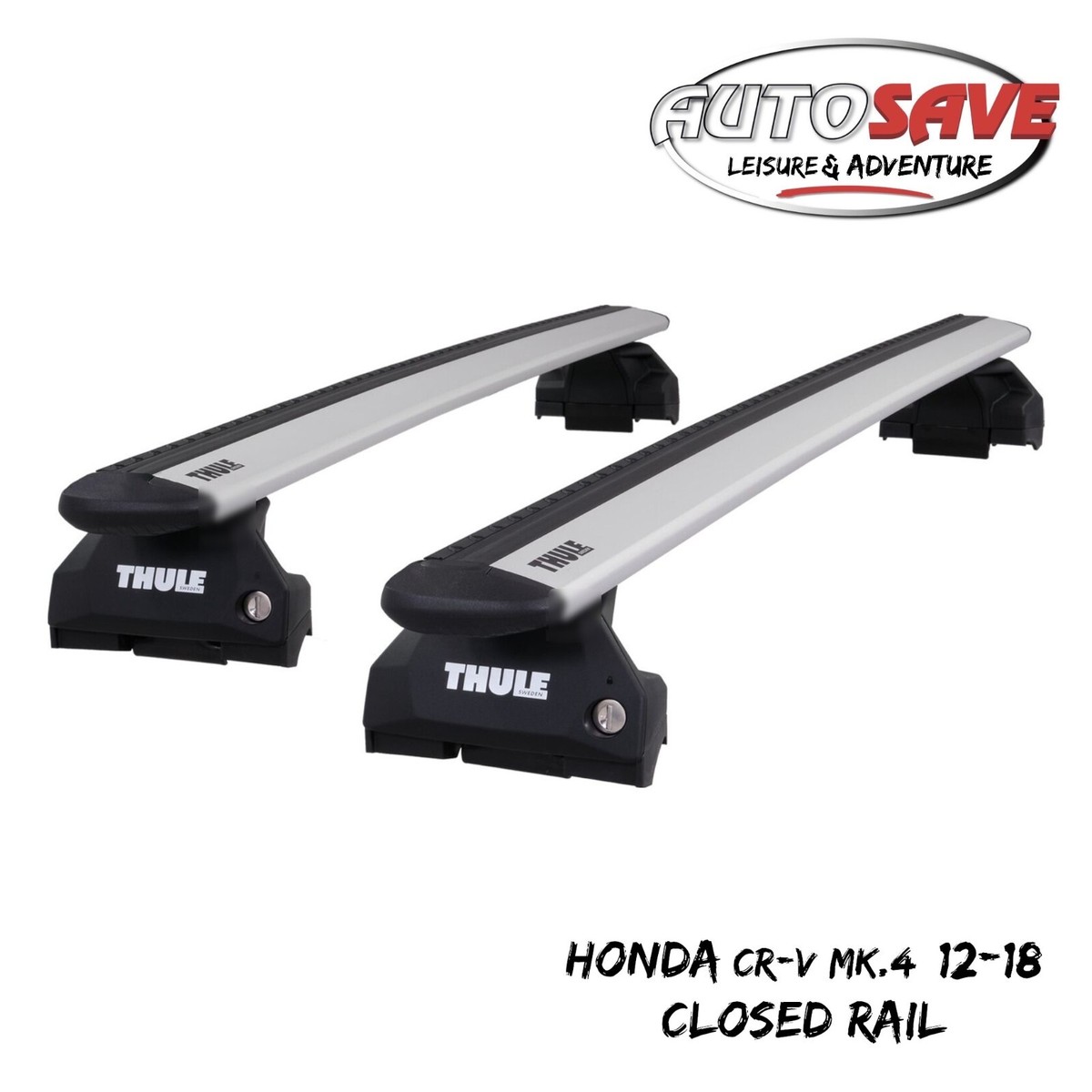 Thule Alu WingBar Evo Silver Roof Bars to fit Honda CR-V 12