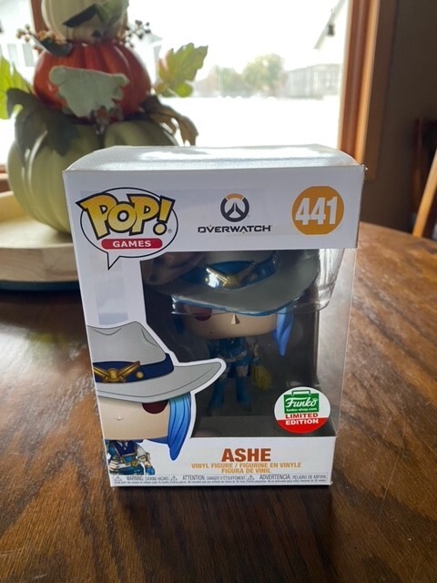 Amazon Overwatch Ashe Pop Figure 稀少Overwatch Ashe Funko Pop