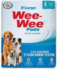 Dog, Four Paws X-Large Wee Wee Pads 6 count 