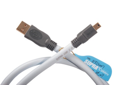 Supra Cables USB 2.0 A - Mini B 3,0 m
