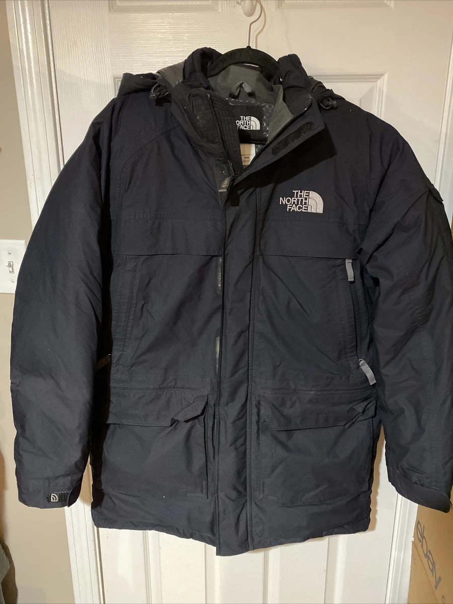 The North Face Size M Hyvent Down Mens Black Parka Jacket