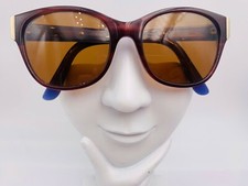 Sanford Hutton Colors In Optics CS219 Brown Blue Oval Sunglasses FRAMES ONLY