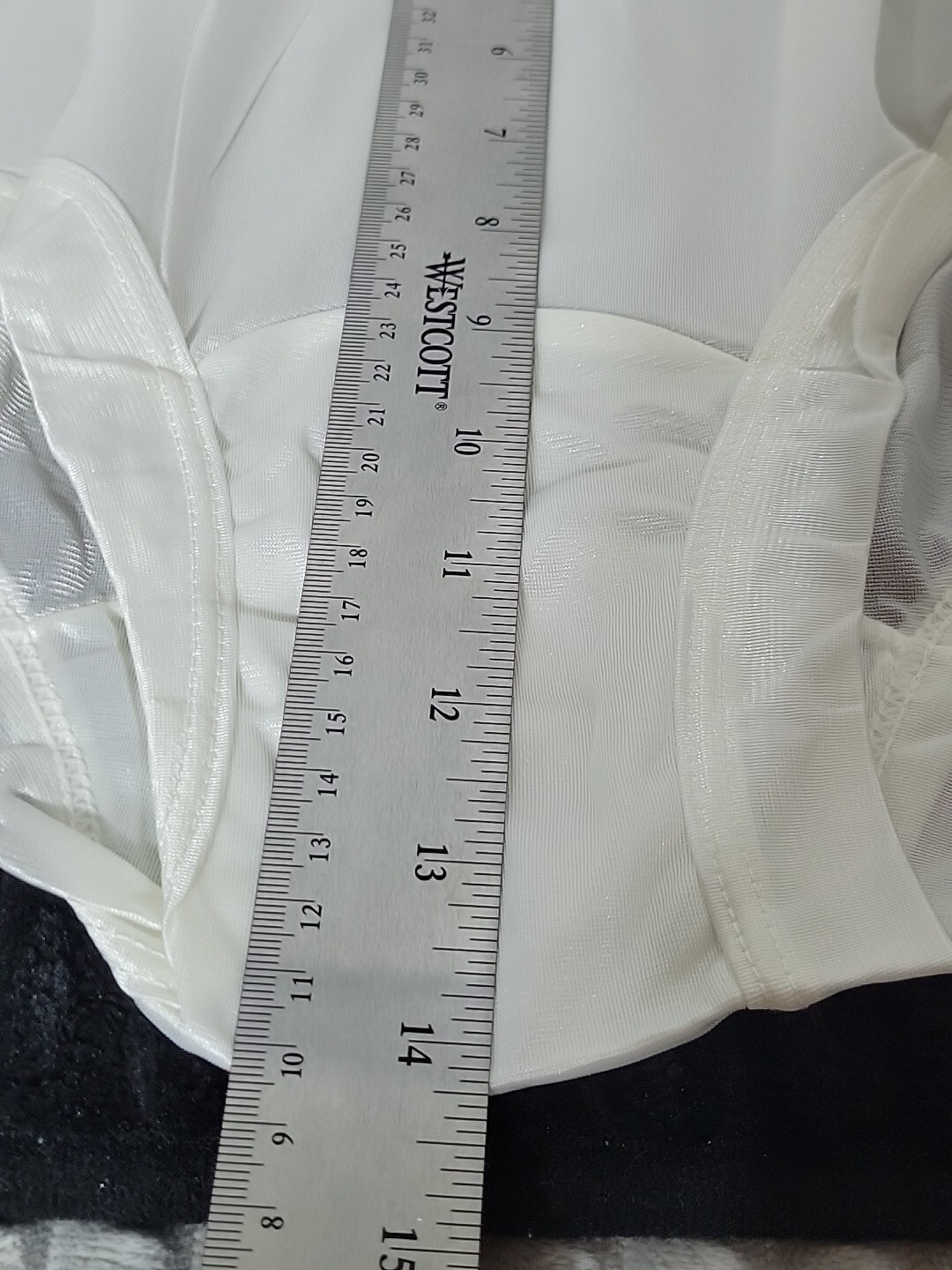 (1) Vtg Gaymode Penneys Panty Brief Sheer Pillow Silky Granny 36