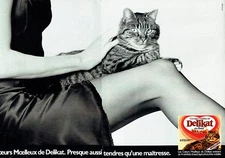 Advertising 058 1991 Delikat (2p) Cat Food