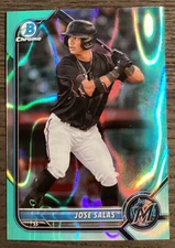 2022 Bowman Draft Chrome Jose Salas #BDC-175 Aqua Lava Refractor /199 #1967
