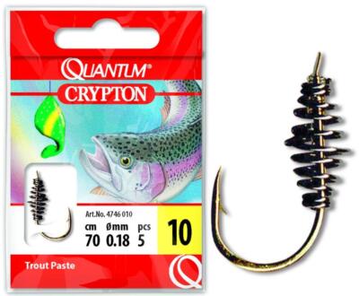 Quantum Crypton Trout Paste Vorfachhaken Forellenhaken PowerBait-Haken