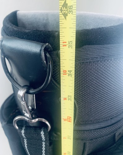 Datrek Golf Bag US Bank Ad Sport 35.5in Model 9 Way Umbrella Holder Strap Pocket - Picture 11 of 12