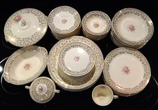 Vintage 1940's TAYLOR, SMITH & Taylor (TS&T) Diana Fine China Dinnerware.