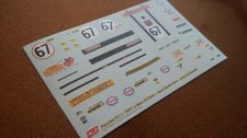 1970 LE MANS #67 PORSCHE 911 PAROT-DECHAUMEL 1:43 DECALS