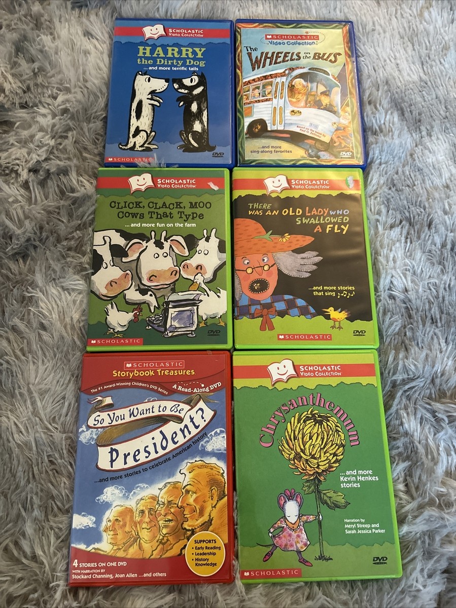 Lot Of 6 Scholastic video collection DVDs Preowned | eBay