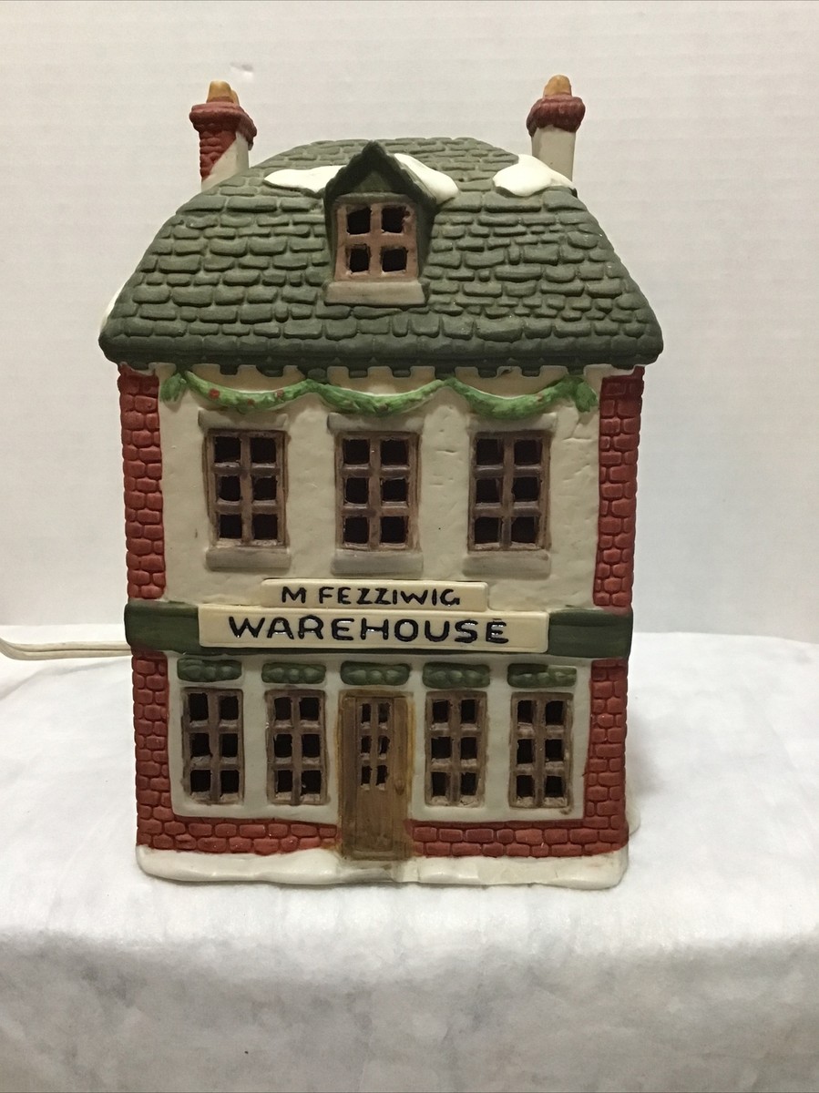 Dept 56 Fezziwic Warehouse Dickens Series 1986 Ceramic House | eBay