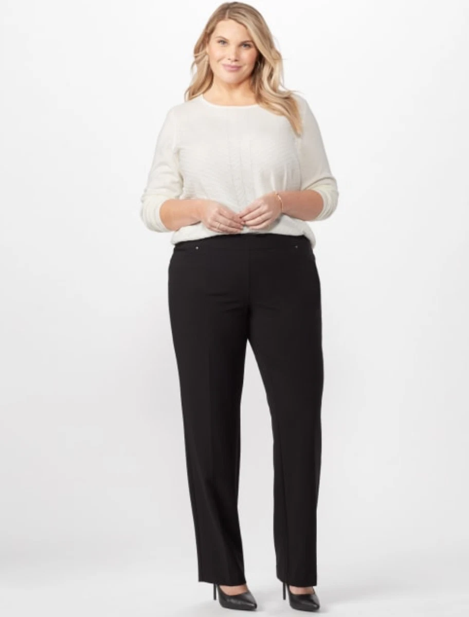 Plus size shop black pants