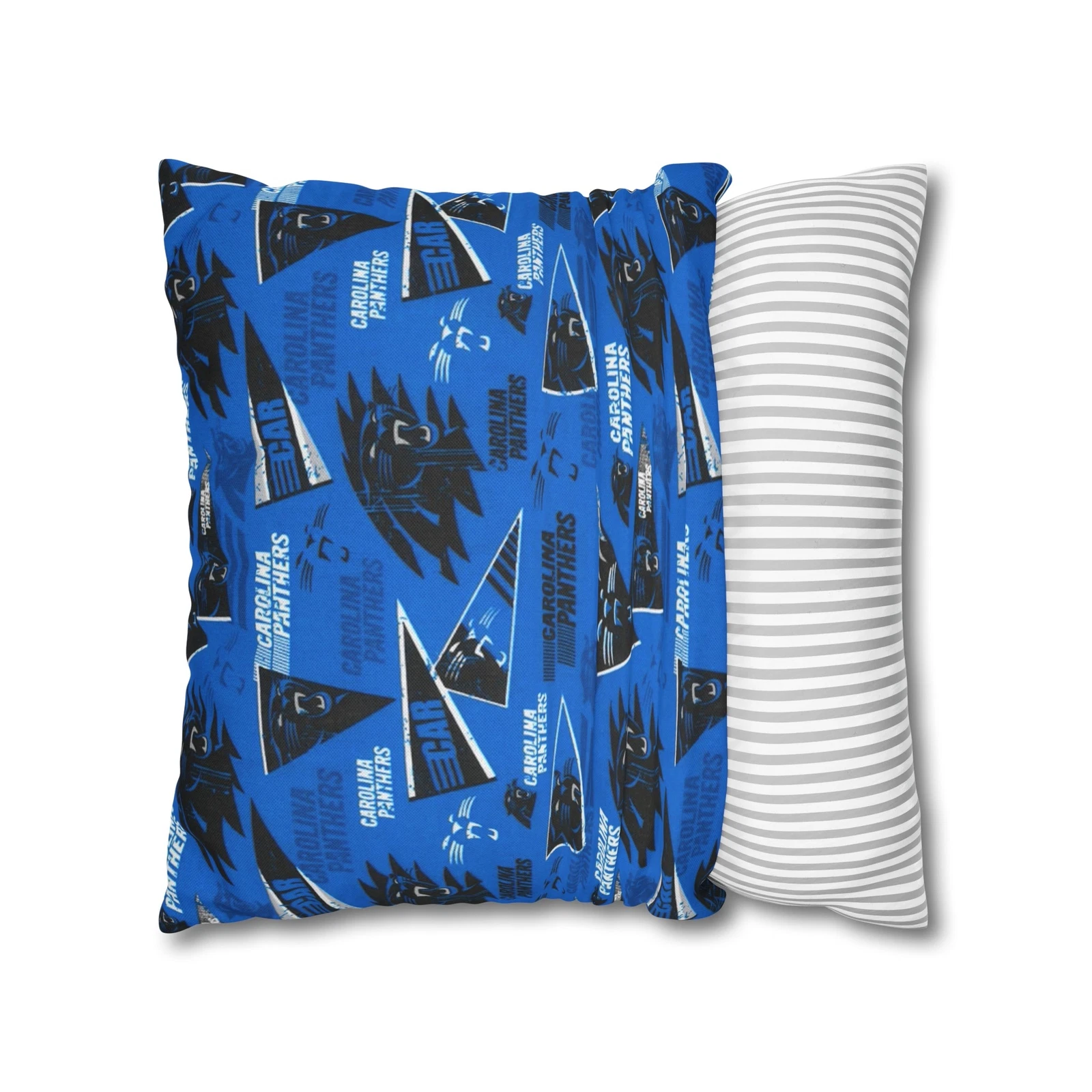 Carolina Panthers Square Throw Pillow Cover