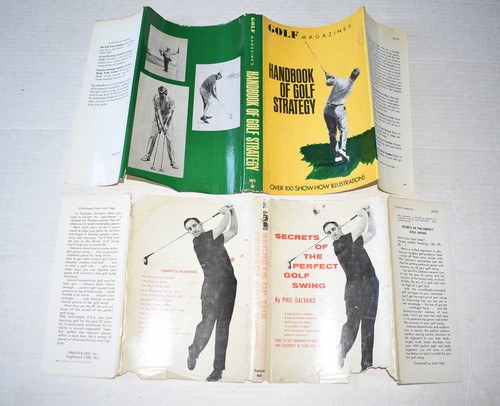Golf Two HC Books~Handbook Of Golf Strategy & Secrets Of The Perfect Golf Swing - Picture 4 of 13