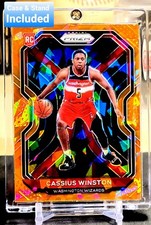 2020-21 Cassius Winston Panini Prizm Orange Ice ROOKIE Washington Wizards #275