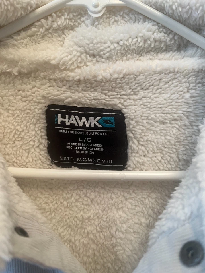 Chaqueta de pana Tony Hawk Sherpa talla grande  Foto 2 de 4