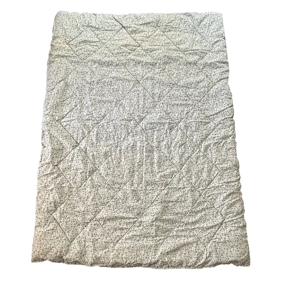 Edredón de Colección Laura Ashley Bramble Berry Verde Floral DOBLE Falsa Reversible EE. UU. Foto 3 de 4