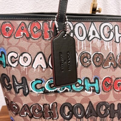 NWT Coach X Mint + Serf City Tote Bag In Signature Canvas CM093 | eBay