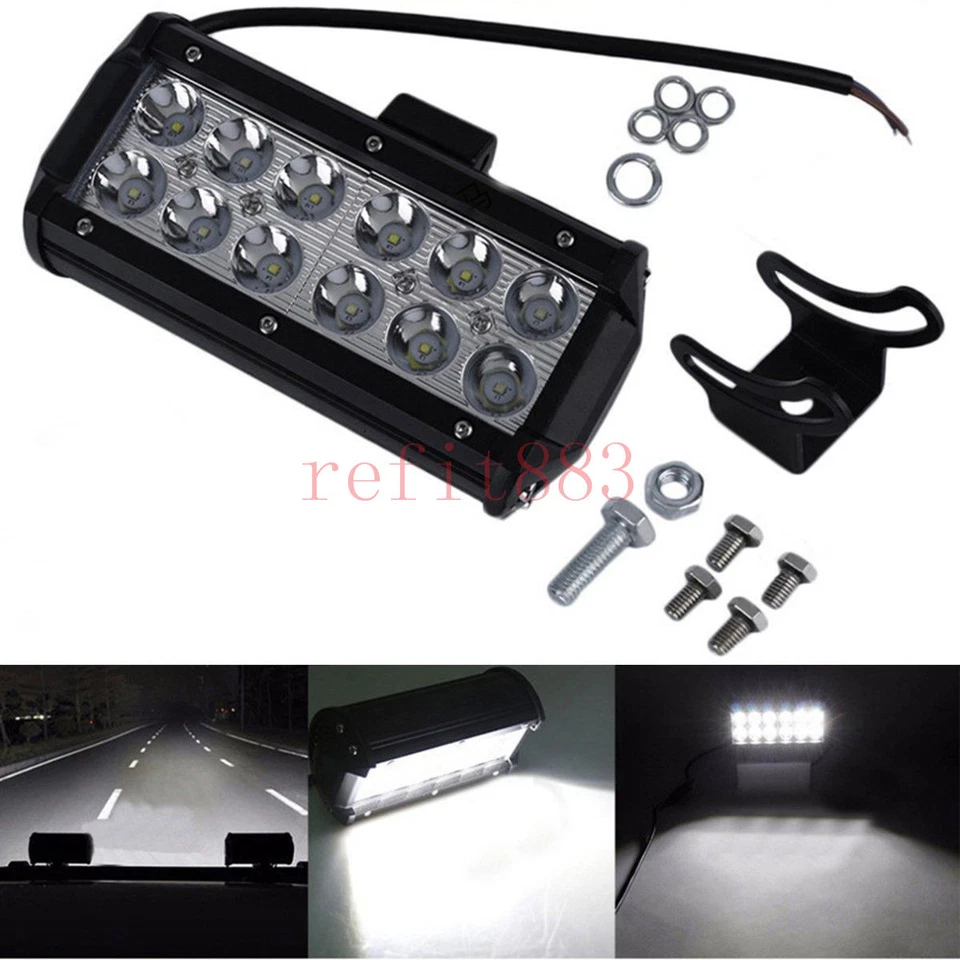 36W LED Work Light Bar Spot light For Yamaha Suzuki Honda Arctic Cat ATV QQ113 - Image 2 of 4