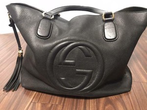 black gucci tote
