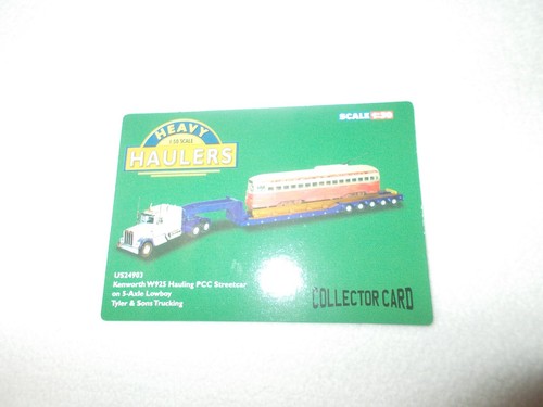 CORGI KENWORTH W925 PCC STEETCAR 5 AXLE LOWBOY TYLER & SONS RARE LTD ED 1100 MIB - Picture 16 of 24