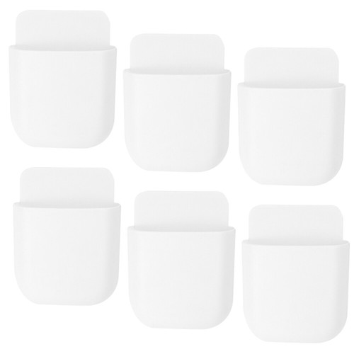 6 Pcs Mobile Phone Remote Control Storage Box Controller Holder Wall - 第 10/12 張圖片