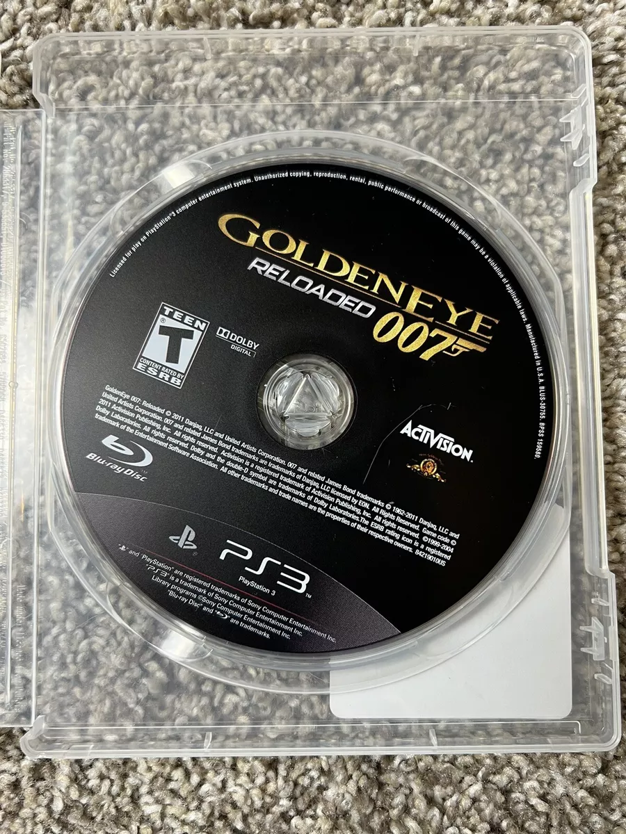 Goldeneye 007 Reloaded PS3 PlayStation 3 No Manual