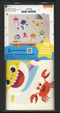 Pinkfong BABY SHARK 39 Wall Decals Removable Peel  Stick Kids Room Decor C1 