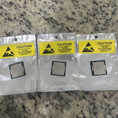 Lot (3) Intel Core i5-10500T 2.3GHz Hex Core CPU SRH3B |Tested