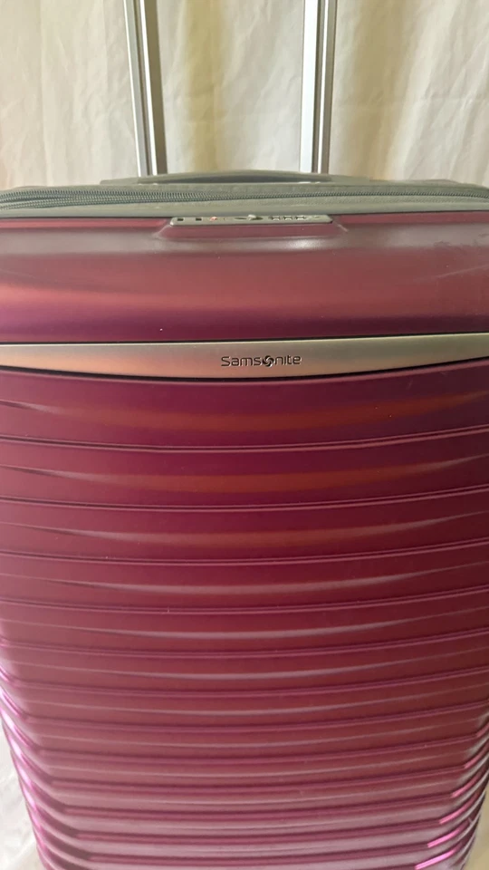 $480 New Samsonite Spin Tech 6 Spinner Luggage Hardcase 27" Mauve Suitcase - Image 4 of 4