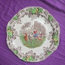 Vintage Copeland Spode Byron Series 2 Quartered Sandwich Plate Octagonal 25 cm