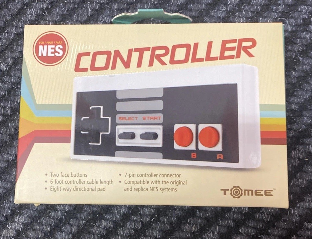 Tomee Controller for Nintendo NES Console Video Game New in Box
